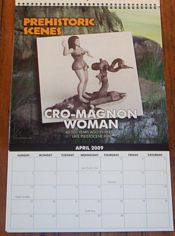 Dencomm 2009 Prehistoric Scenes calendar
