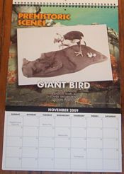 Dencomm 2009 Prehistoric Scenes calendar