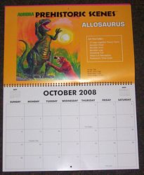Dencomm 2008 Prehistoric Scenes calendar