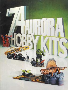 Aurora 1974 model catalog