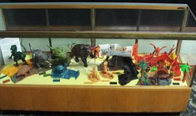 Prehistoric Scenes display