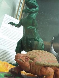 Prehistoric Scenes display