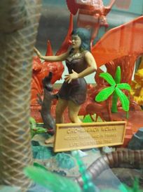 Prehistoric Scenes display