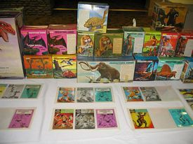 Prehistoric Scenes display