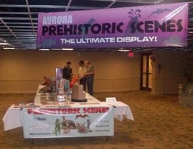 Prehistoric Scenes display