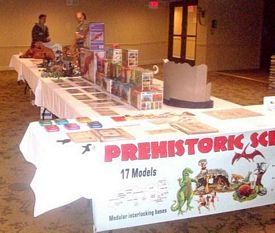 Prehistoric Scenes display