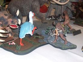 Prehistoric Scenes display