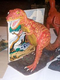 Prehistoric Scenes display