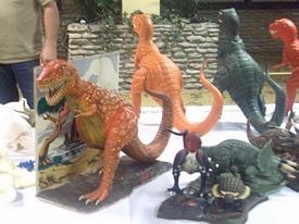 Prehistoric Scenes display