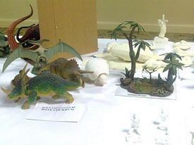 Prehistoric Scenes display