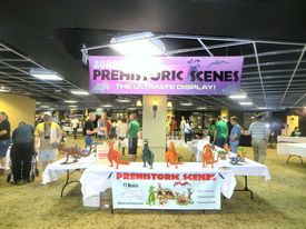 Prehistoric Scenes display