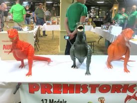 Prehistoric Scenes display