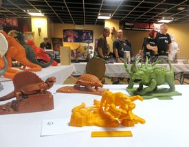 Prehistoric Scenes display