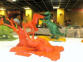 Prehistoric Scenes display
