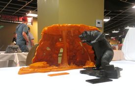 Prehistoric Scenes display