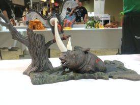 Prehistoric Scenes display