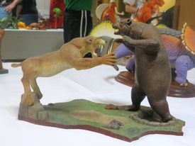 Prehistoric Scenes display