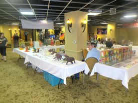 Prehistoric Scenes display