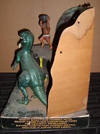 Prehistoric scenes cave display