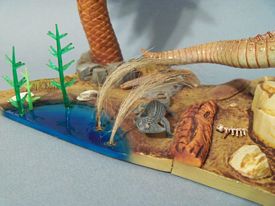 aurora prehistoric scenes model