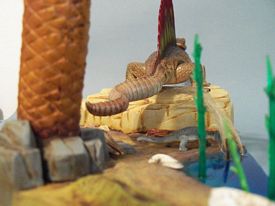 aurora prehistoric scenes model