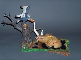 aurora prehistoric scenes model