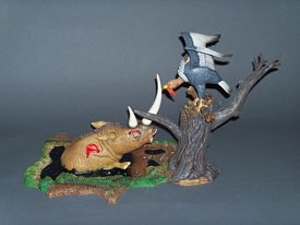 aurora prehistoric scenes model