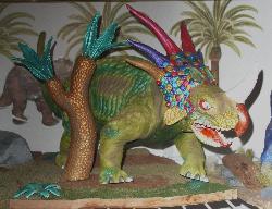 Aurora Prehistoriic Scenes built up models