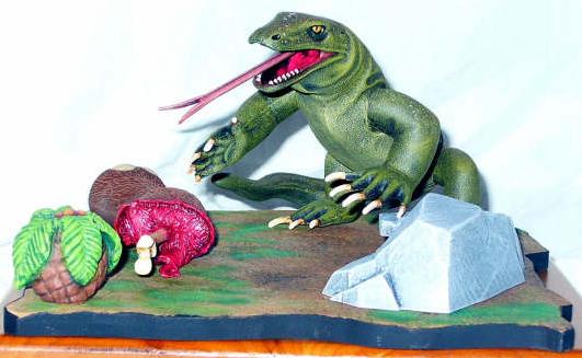 aurora prehistoric scenes model