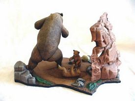 aurora prehistoric scenes model