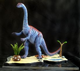 aurora prehistoric scenes model