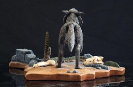 aurora prehistoric scenes model