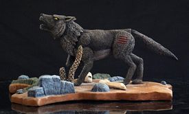 Aurora prehistoric scenes resin model add on