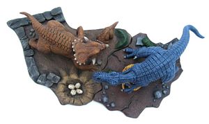 aurora prehistoric scenes model