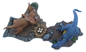 aurora prehistoric scenes model