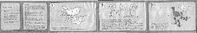 aurora prehistoric scenes instruciton sheet