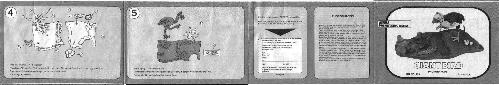 aurora prehistoric scenes instruciton sheet