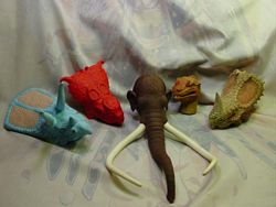 Aurora prehistoric scenes resin model add on