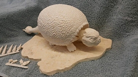 Aurora prehistoric scenes resin model add on