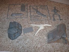 Aurora prehistoric scenes resin model add on