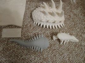 Aurora prehistoric scenes resin model add on