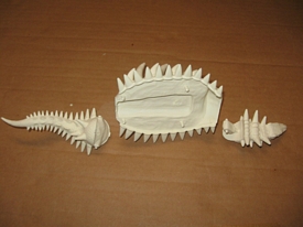 Aurora prehistoric scenes resin model add on