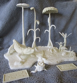 Aurora prehistoric scenes resin model add on