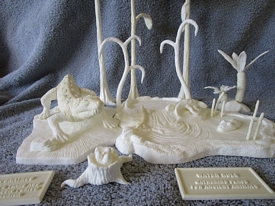 Aurora prehistoric scenes resin model add on