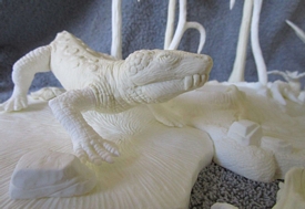 Aurora prehistoric scenes resin model add on