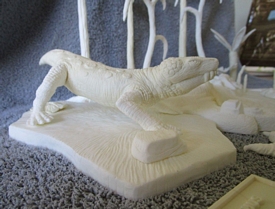 Aurora prehistoric scenes resin model add on