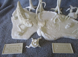 Aurora prehistoric scenes resin model add on