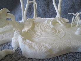 Aurora prehistoric scenes resin model add on