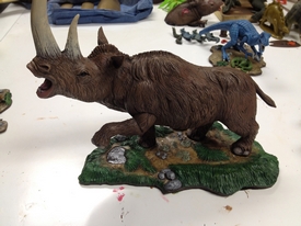 Aurora prehistoric scenes resin model add on