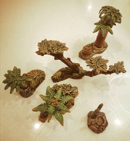 Aurora prehistoric scenes resin model add on